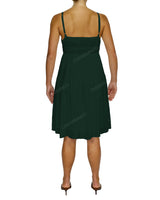 Shirred Waist Tiered Mini Dress