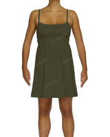 Shirred Back Mini Dress