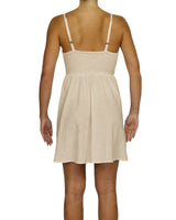 Shirred Back Mini Dress
