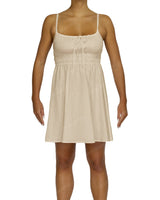 Shirred Back Mini Dress