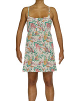 Shirred Back Mini Dress
