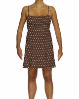 Shirred Back Mini Dress