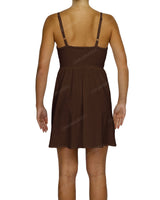 Shirred Back Mini Dress