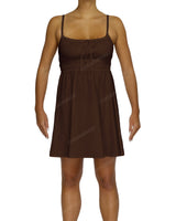 Shirred Back Mini Dress