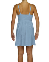 Shirred Back Mini Dress