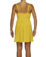 Shirred Back Mini Dress
