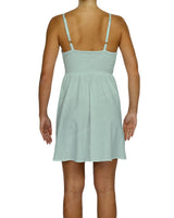 Shirred Back Mini Dress