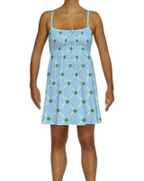 Shirred Back Mini Dress