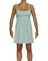 Shirred Back Mini Dress