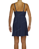 Shirred Back Mini Dress