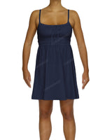 Shirred Back Mini Dress