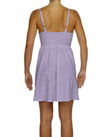 Shirred Back Mini Dress