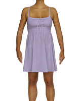 Shirred Back Mini Dress
