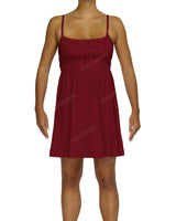 Shirred Back Mini Dress