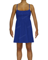 Shirred Back Mini Dress