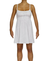 Shirred Back Mini Dress