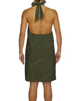 Halter Tie A-Line Mini Dress