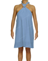 Halter Tie A-Line Mini Dress
