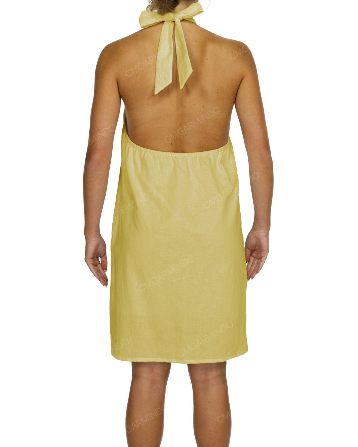Halter Tie A-Line Mini Dress