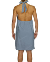 Halter Tie A-Line Mini Dress
