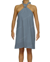 Halter Tie A-Line Mini Dress