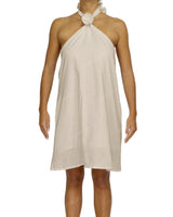 Halter Tie A-Line Mini Dress