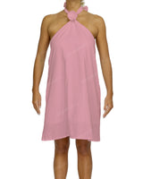 Halter Tie A-Line Mini Dress