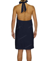 Halter Tie A-Line Mini Dress