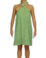 Halter Tie A-Line Mini Dress