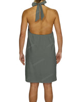 Halter Tie A-Line Mini Dress