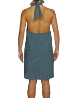 Halter Tie A-Line Mini Dress