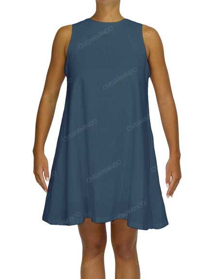 Sleeveless A-Line Mini Dress