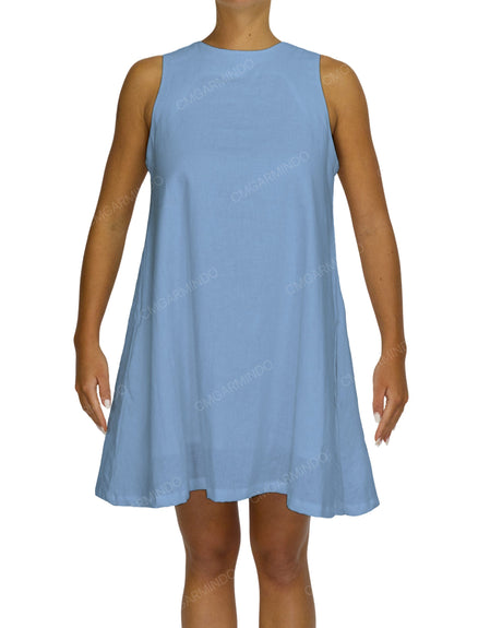 Sleeveless A-Line Mini Dress