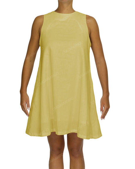 Sleeveless A-Line Mini Dress