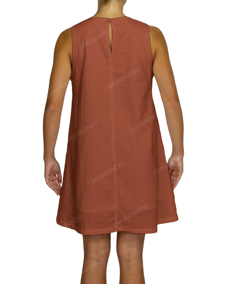 Sleeveless A-Line Mini Dress