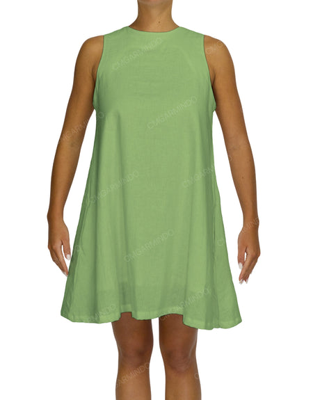 Sleeveless A-Line Mini Dress