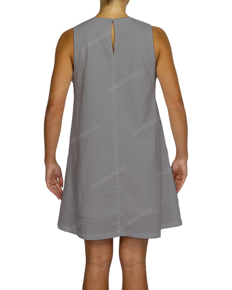 Sleeveless A-Line Mini Dress
