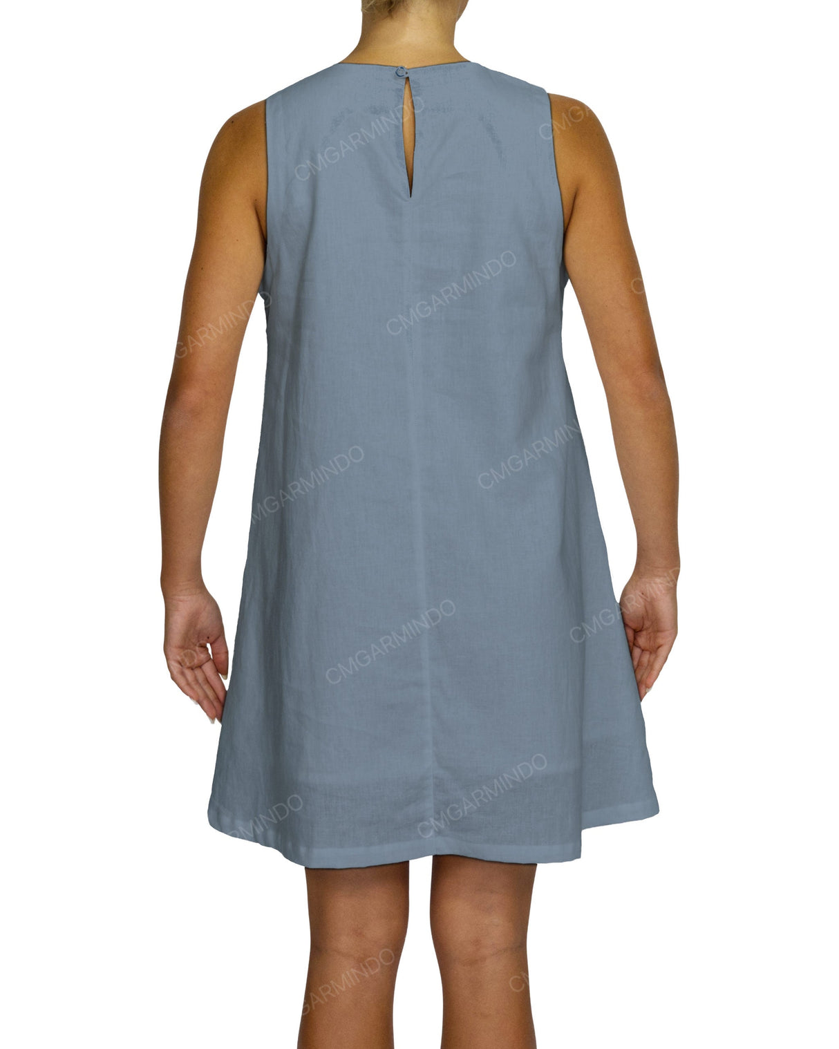 Sleeveless A-Line Mini Dress