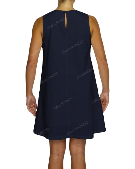 Sleeveless A-Line Mini Dress