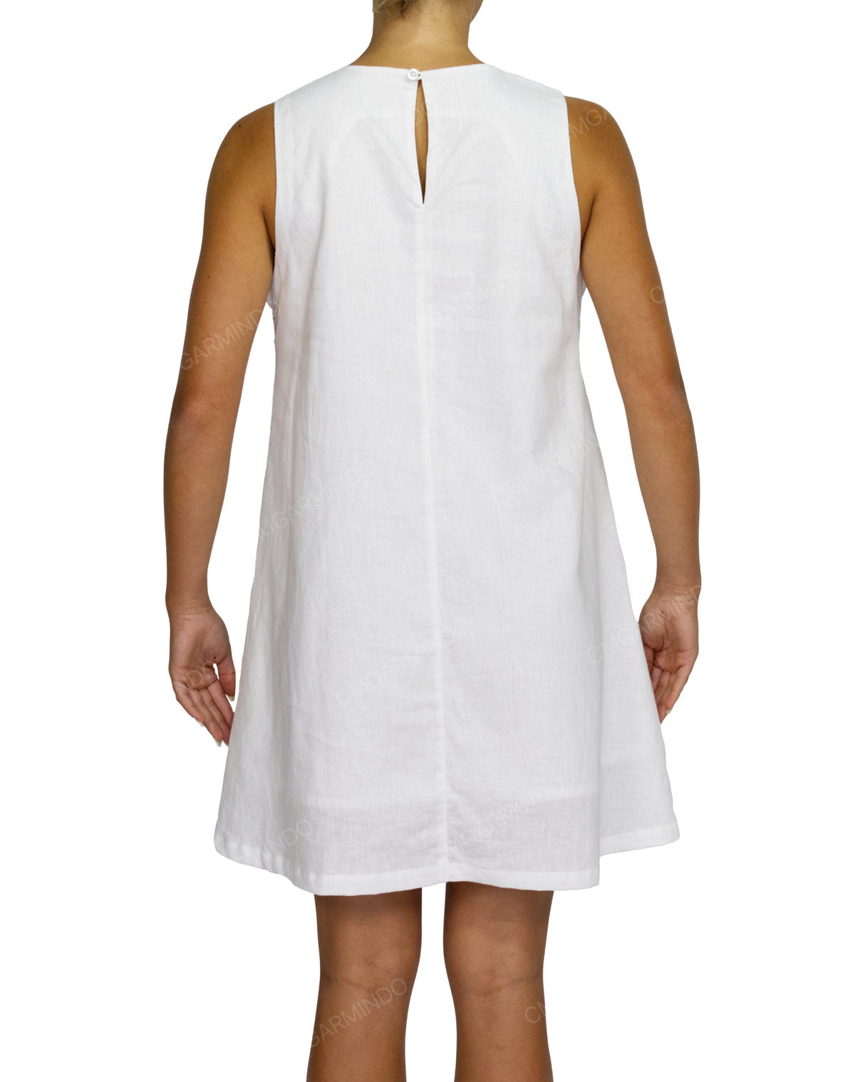 Sleeveless A-Line Mini Dress
