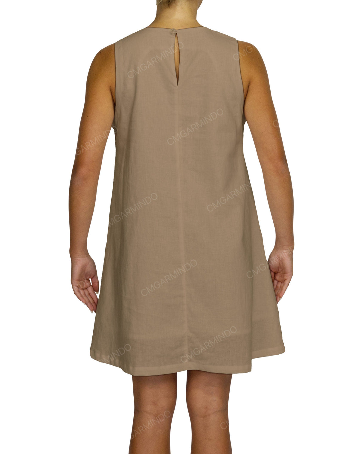 Sleeveless A-Line Mini Dress