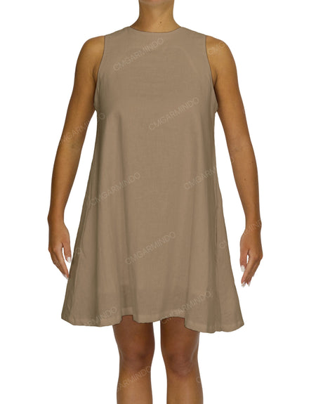 Sleeveless A-Line Mini Dress