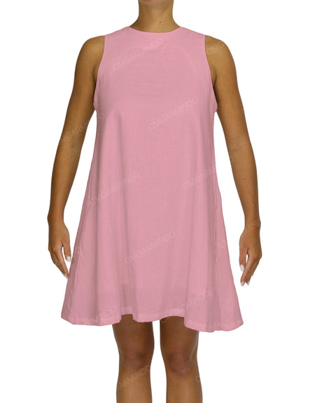 Sleeveless A-Line Mini Dress