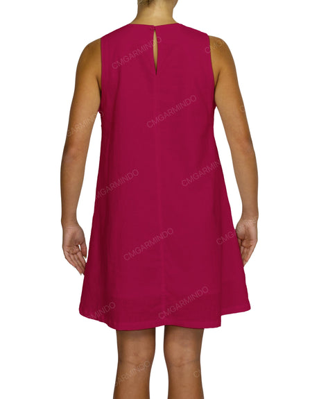 Sleeveless A-Line Mini Dress