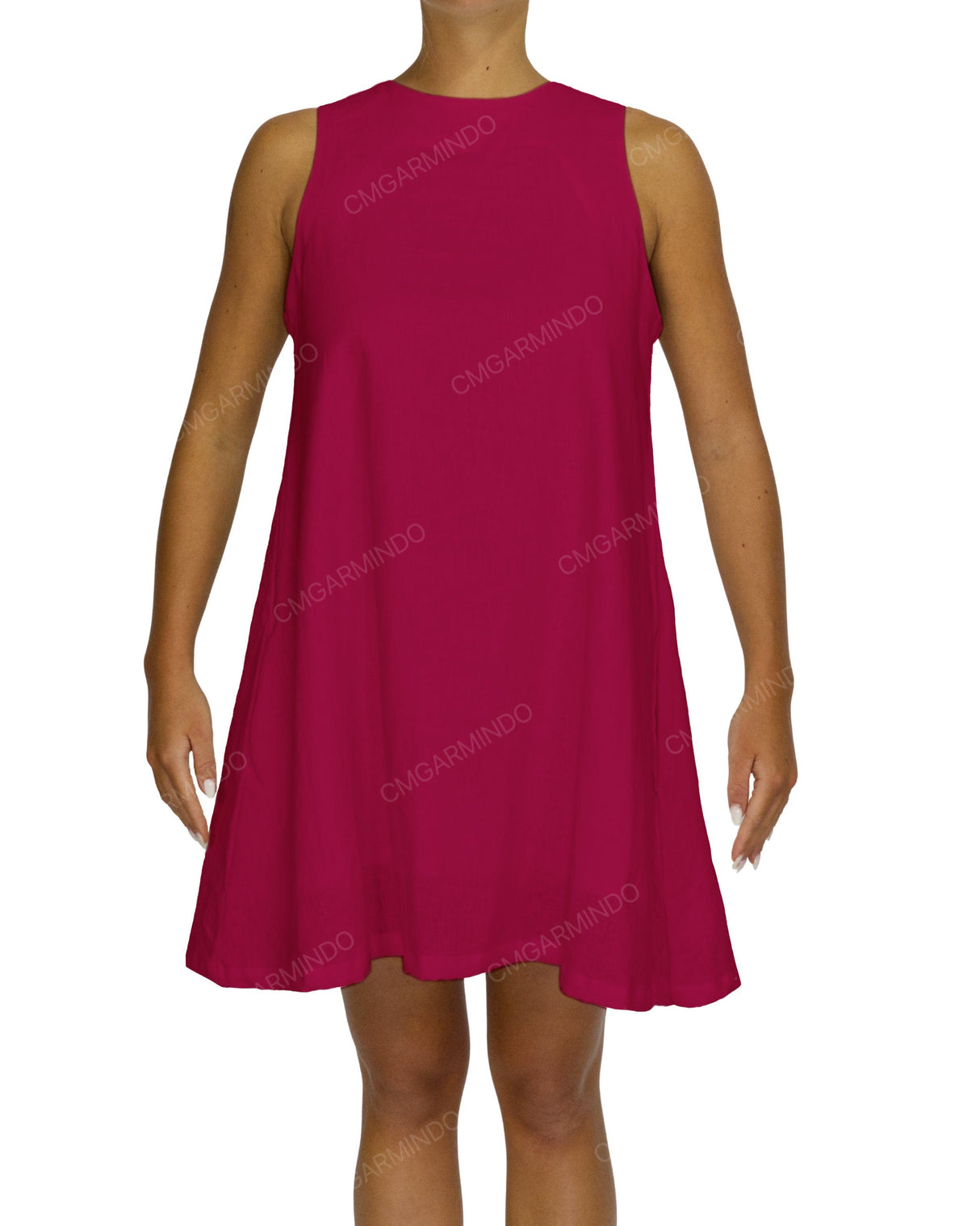 Sleeveless A-Line Mini Dress