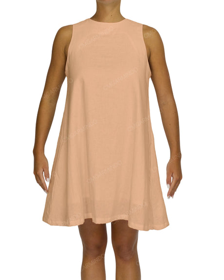 Sleeveless A-Line Mini Dress
