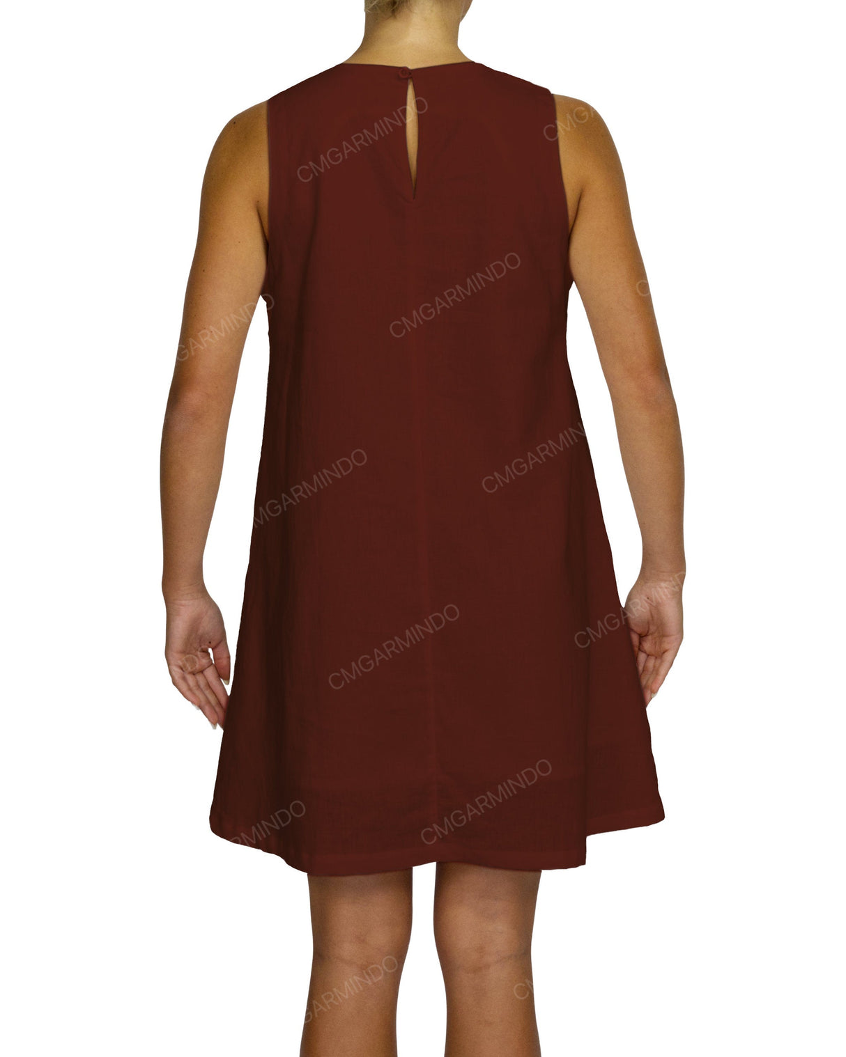Sleeveless A-Line Mini Dress