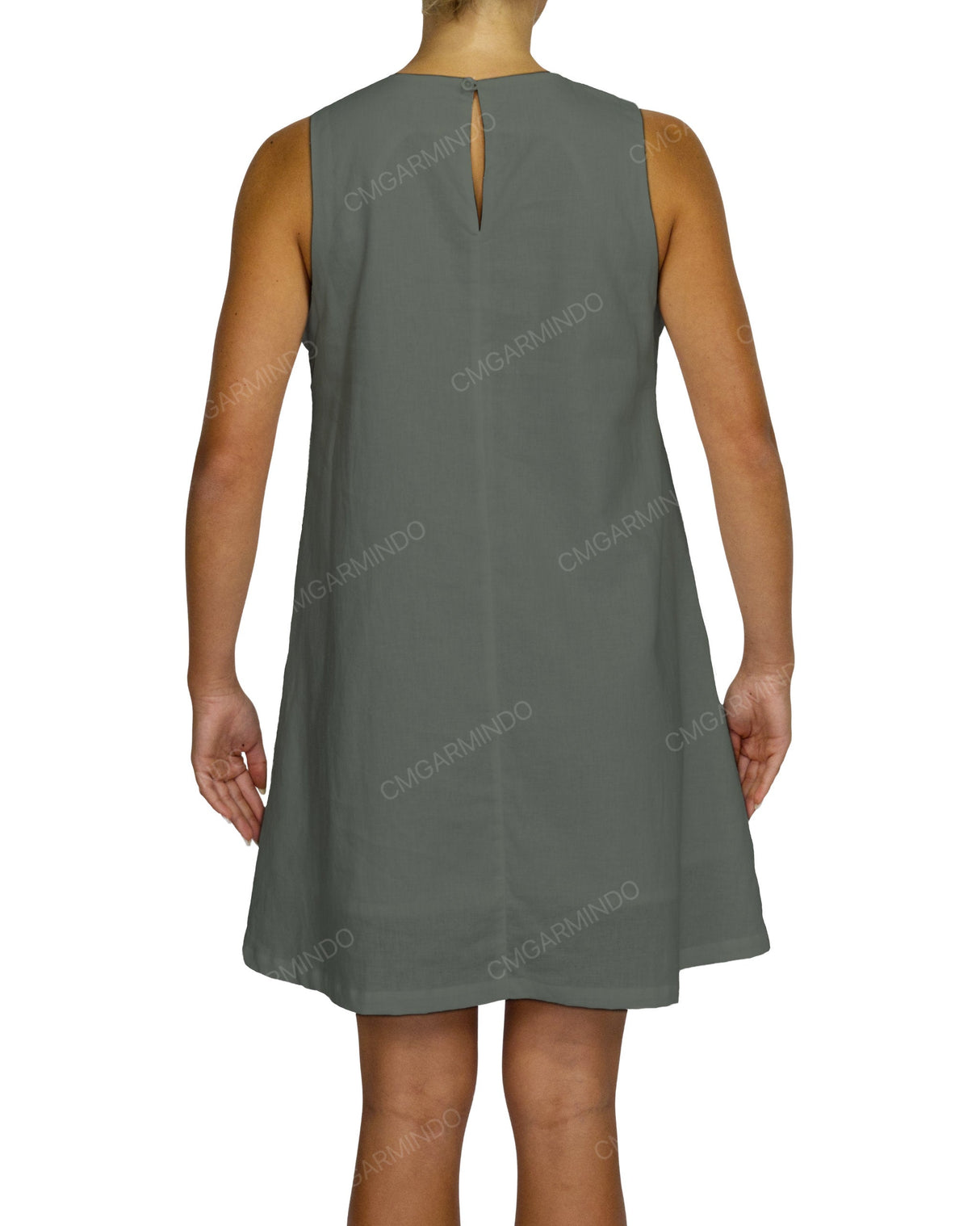 Sleeveless A-Line Mini Dress