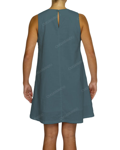 Sleeveless A-Line Mini Dress