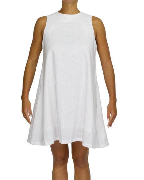 Sleeveless A-Line Mini Dress